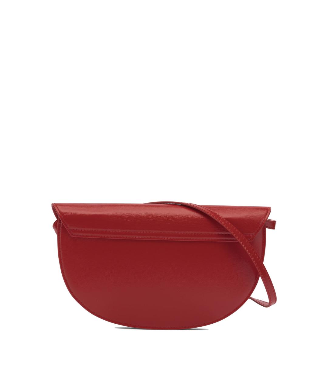 JIL SANDER Красный кожаный кошелек, фото 2