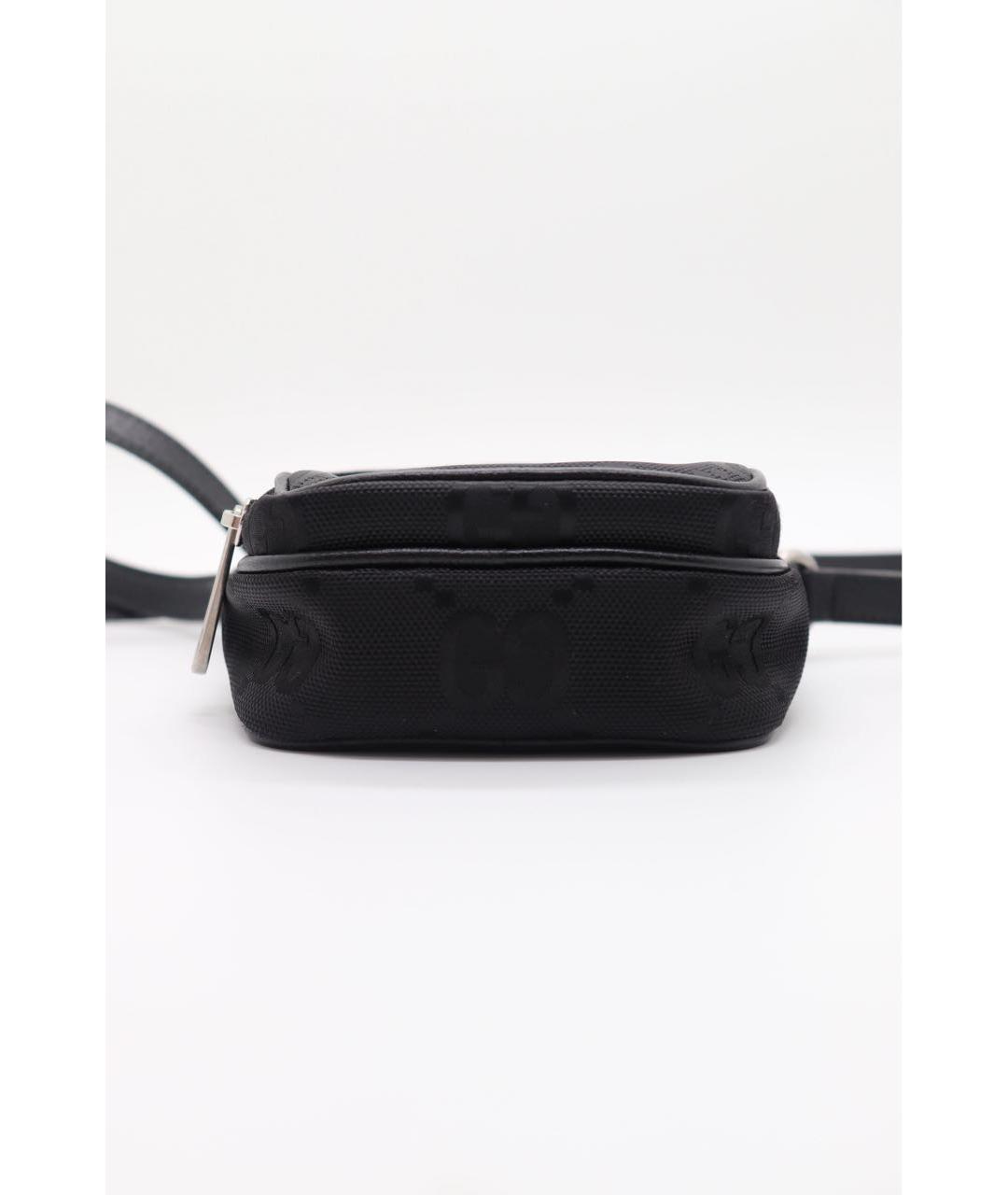 GUCCI Черная тканевая сумка через плечо, фото 5