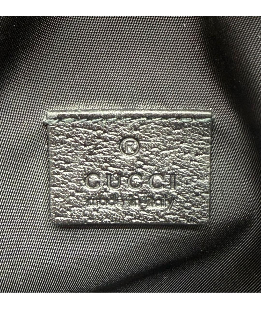 GUCCI Черная тканевая сумка через плечо, фото 7