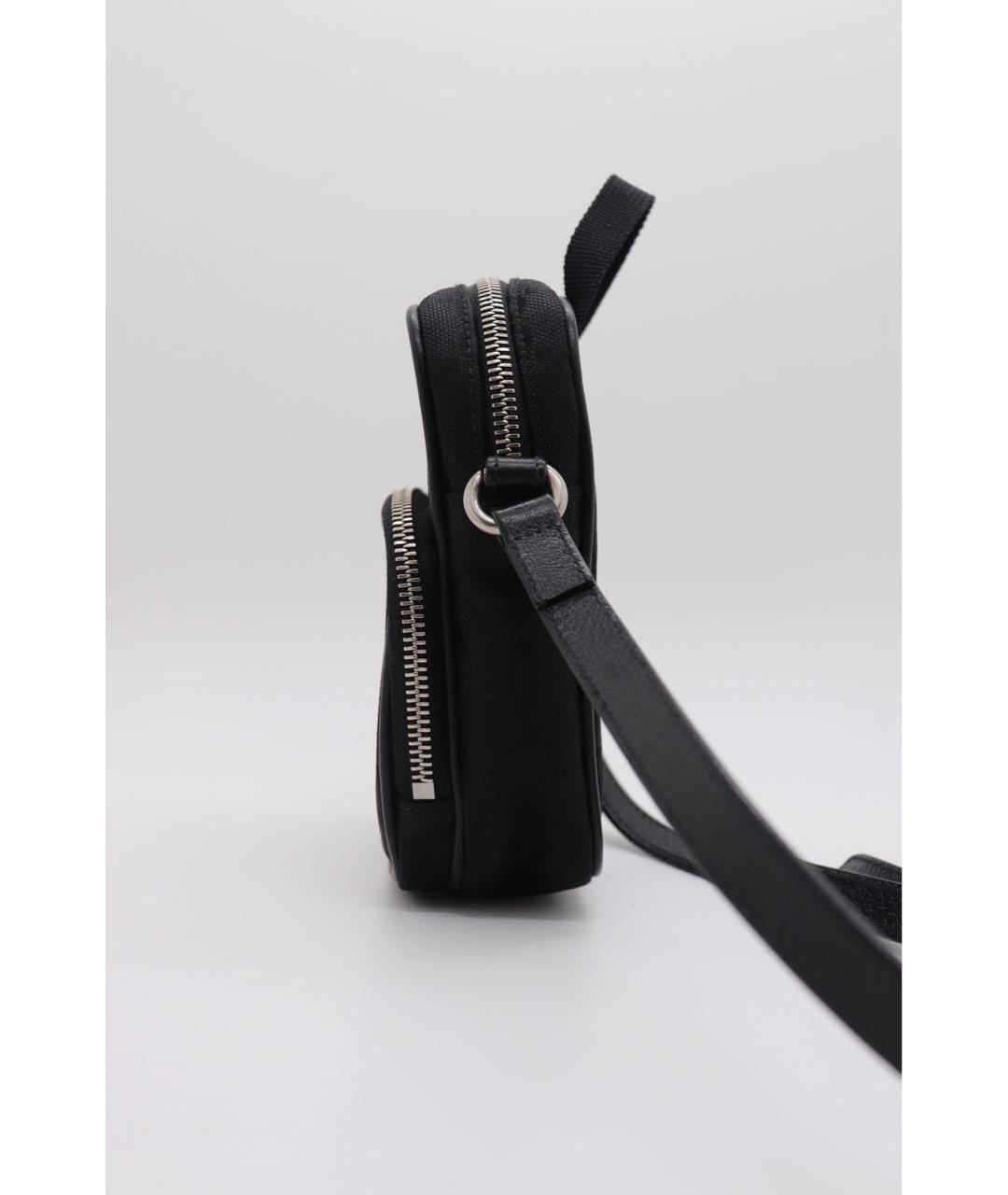 GUCCI Черная тканевая сумка через плечо, фото 4