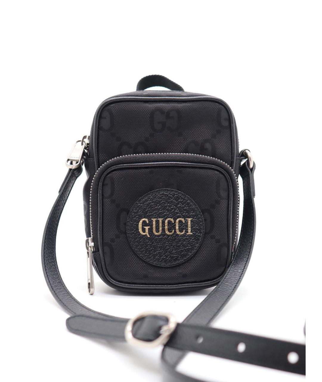 GUCCI Черная тканевая сумка через плечо, фото 9