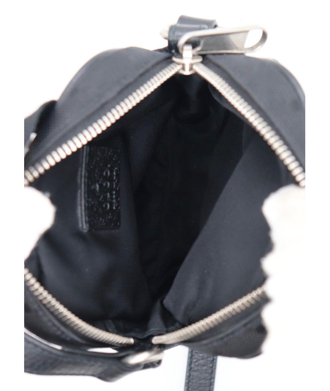 GUCCI Черная тканевая сумка через плечо, фото 6