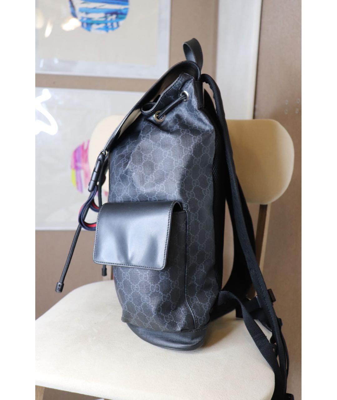 GUCCI Черный рюкзак, фото 4