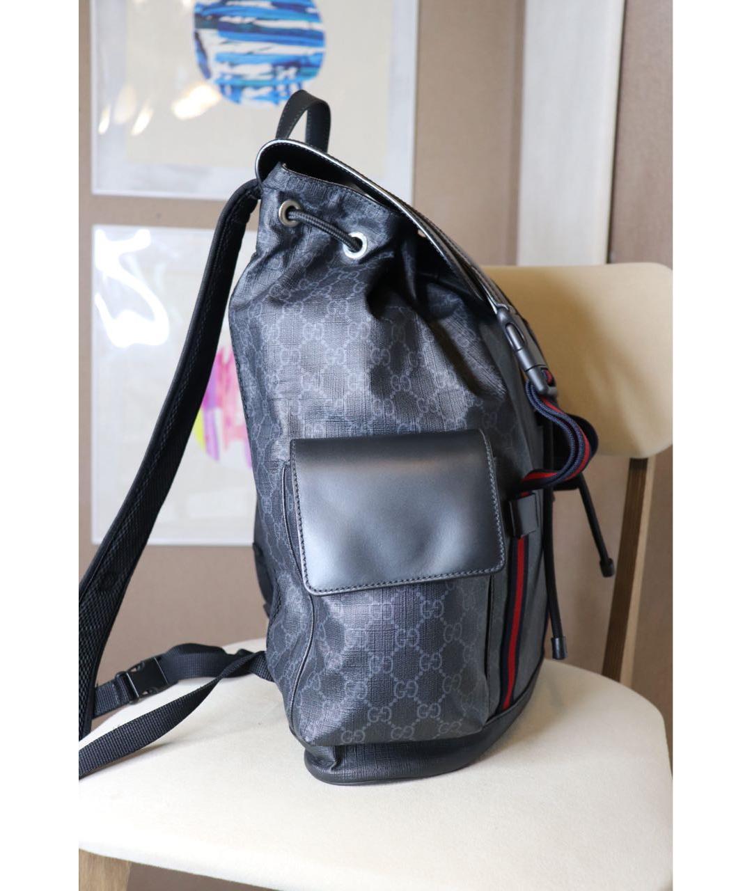 GUCCI Черный рюкзак, фото 2