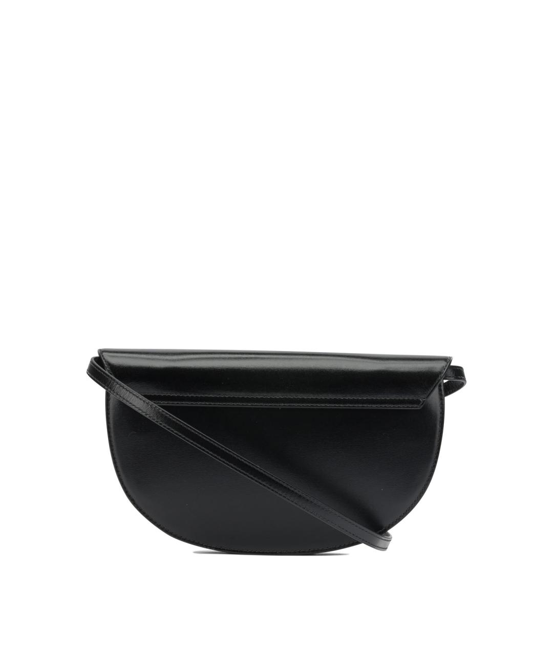 JIL SANDER Черный кожаный кошелек, фото 3