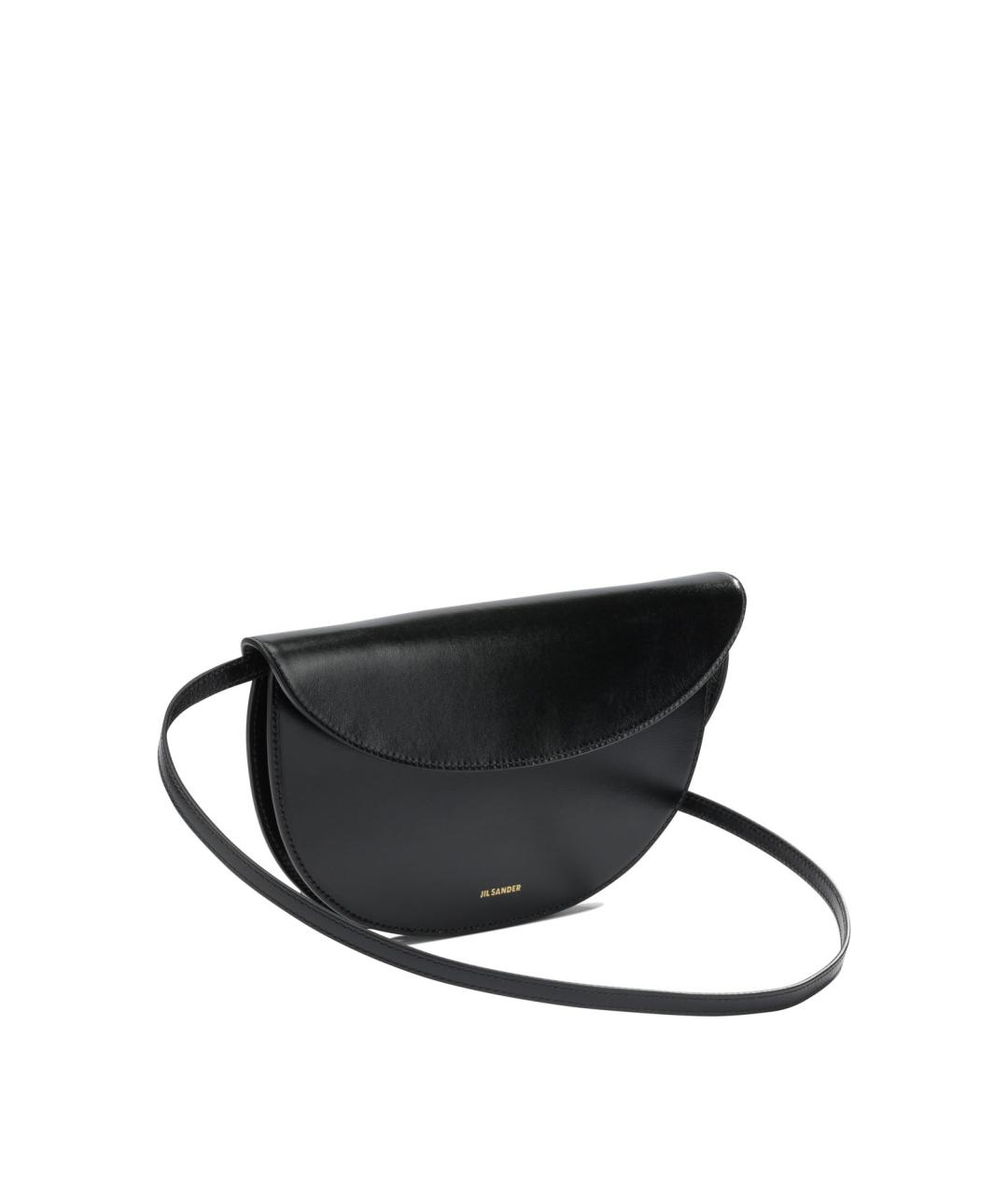 JIL SANDER Черный кожаный кошелек, фото 2