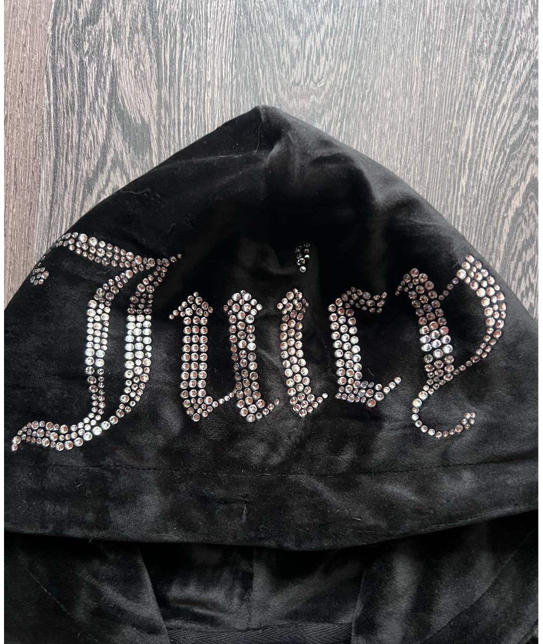 JUICY COUTURE Черный велюровый спортивные костюмы, фото 6