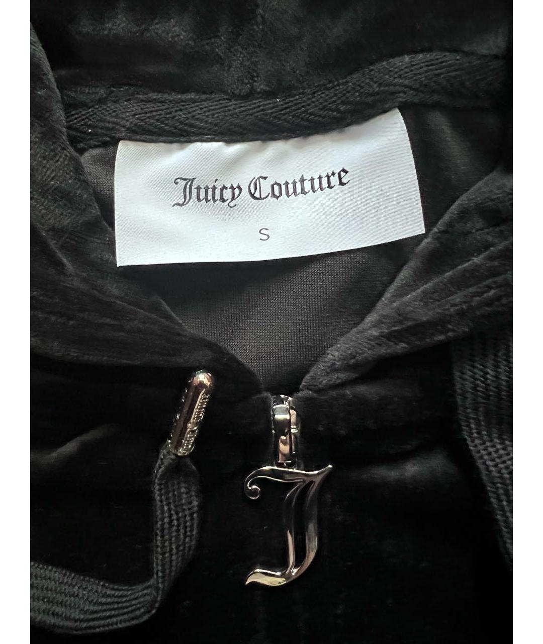 JUICY COUTURE Черный велюровый спортивные костюмы, фото 5