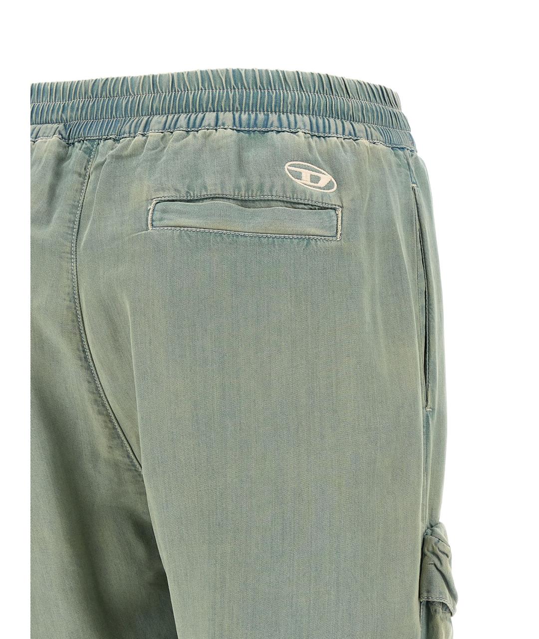 DIESEL Голубые прямые джинсы, фото 4