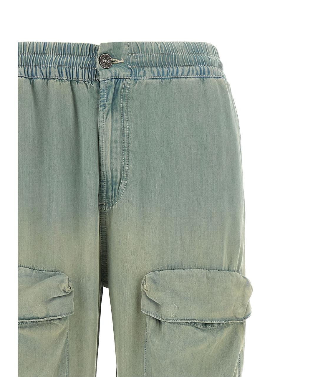 DIESEL Голубые прямые джинсы, фото 3