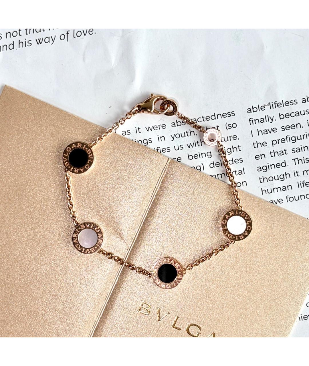 BVLGARI Золотой браслет из розового золота, фото 7