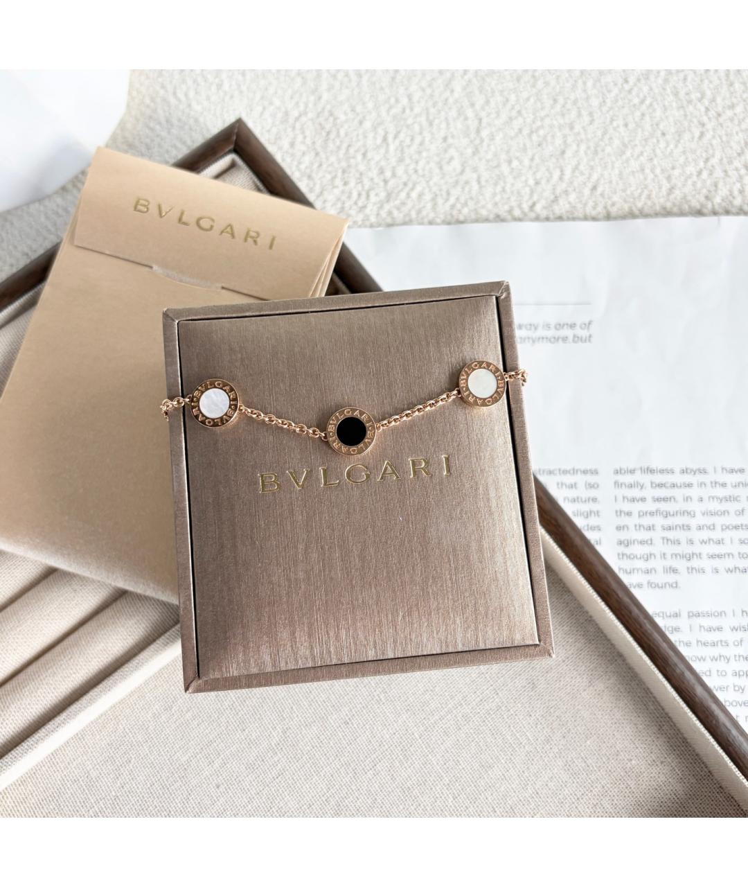 BVLGARI Золотой браслет из розового золота, фото 5