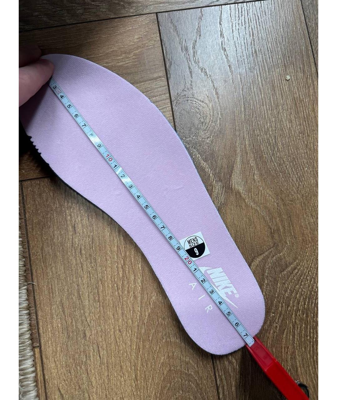 NIKE Белые кожаные низкие кроссовки / кеды, фото 4