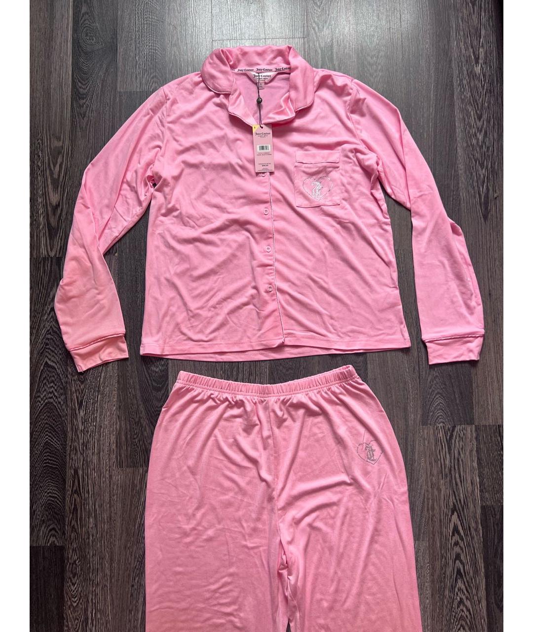 JUICY COUTURE Розовая полиэстеровая пижама, фото 3