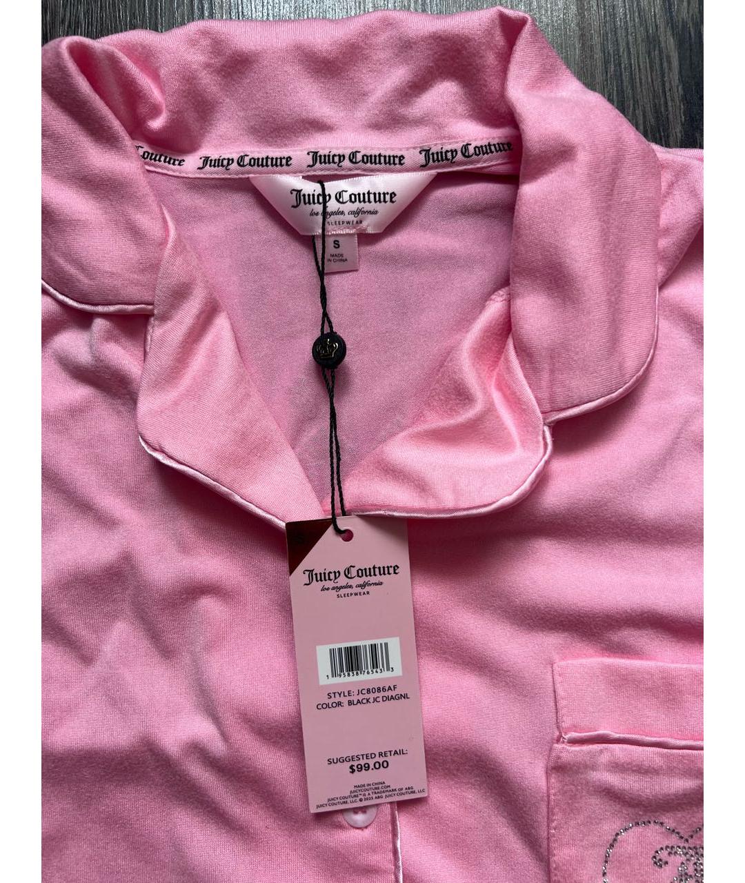 JUICY COUTURE Розовая полиэстеровая пижама, фото 5