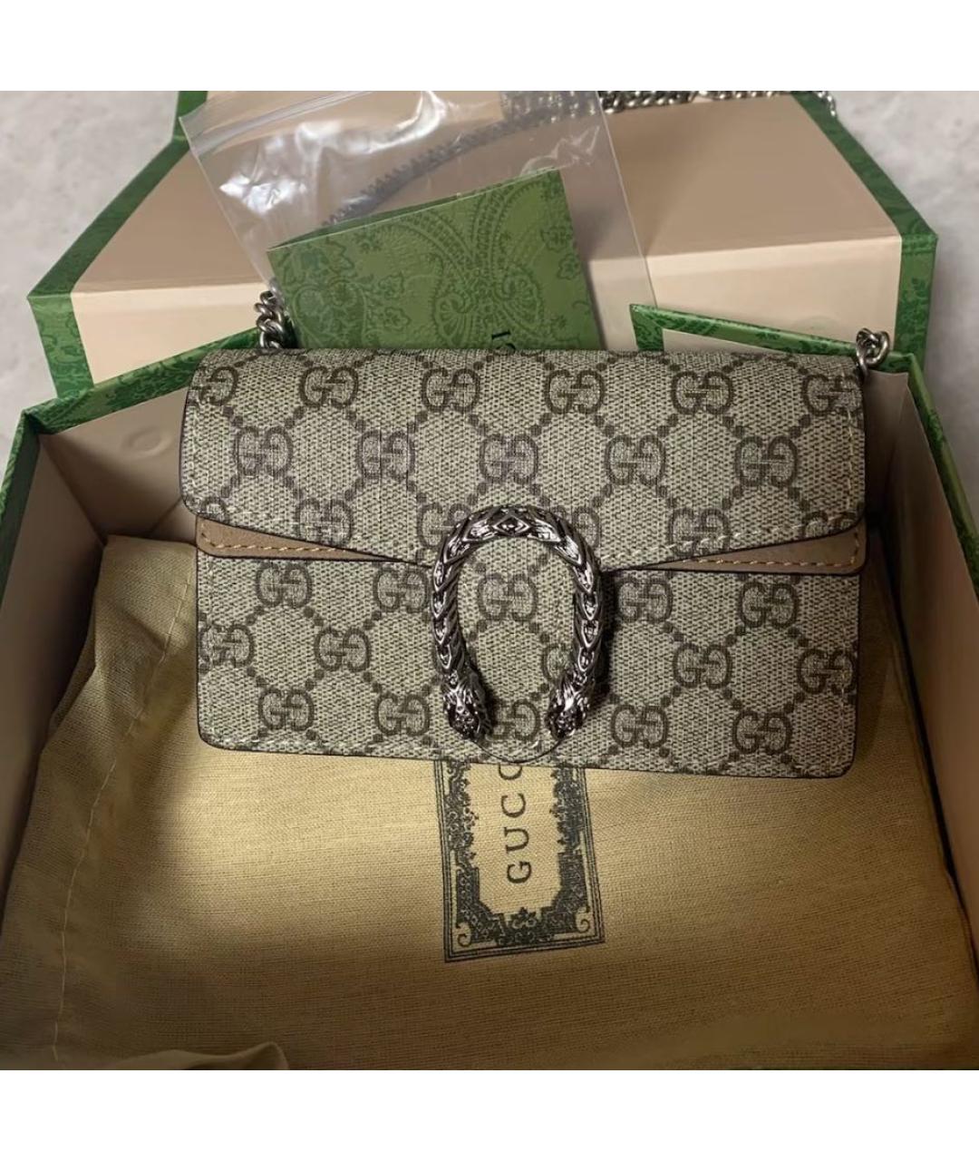 GUCCI Бежевая сумка через плечо, фото 2