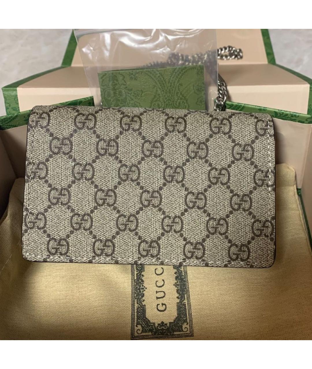 GUCCI Бежевая сумка через плечо, фото 3