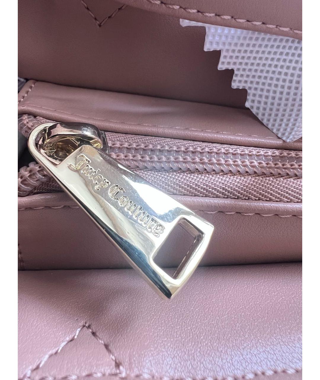 JUICY COUTURE Бежевая сумка тоут из искусственной кожи, фото 5