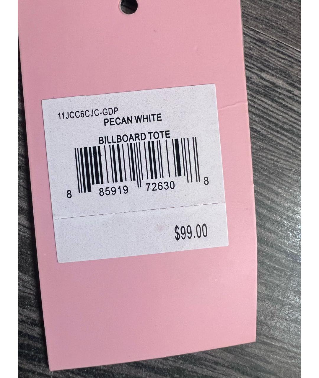 JUICY COUTURE Бежевая сумка тоут из искусственной кожи, фото 3