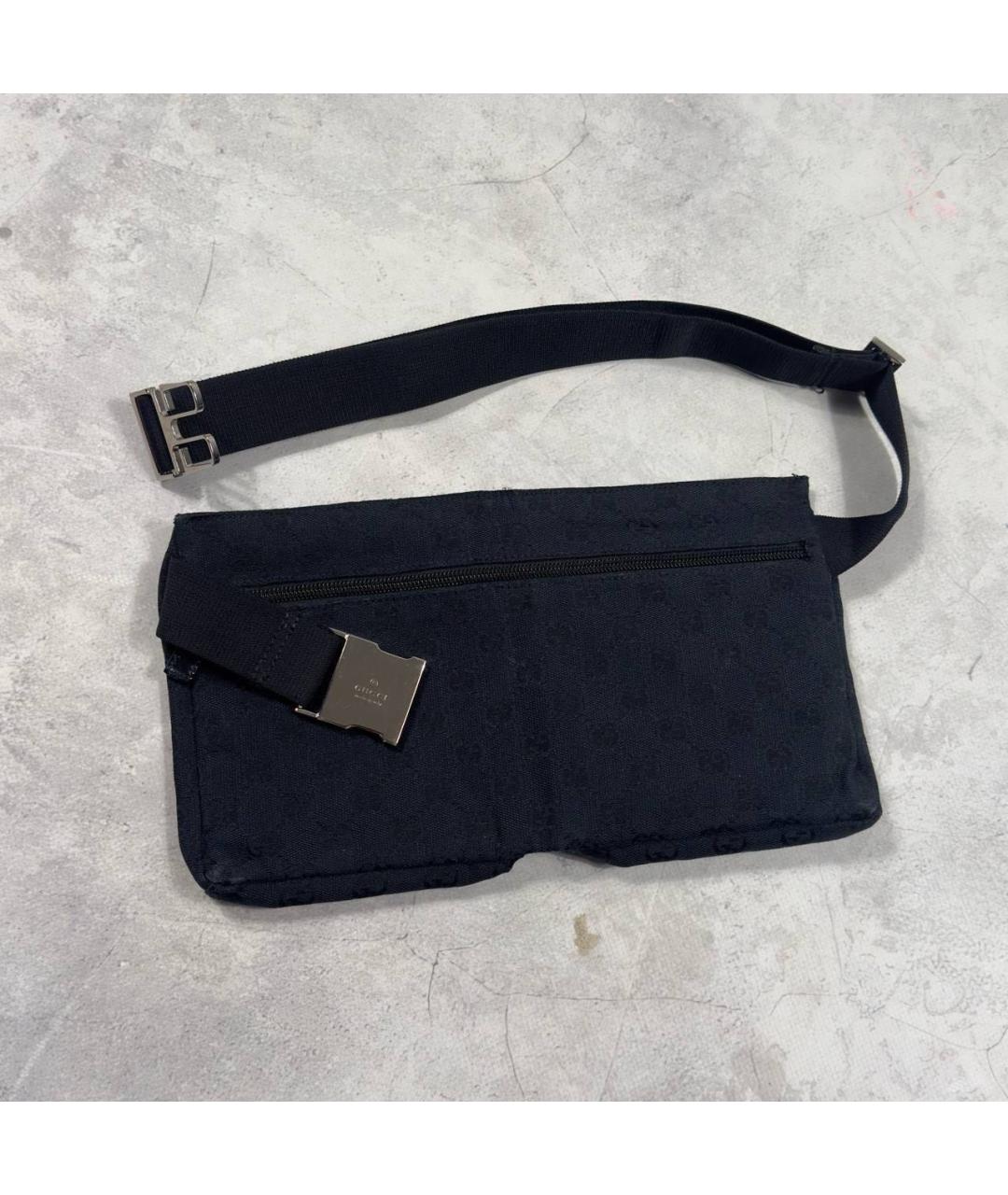 GUCCI Черная поясная сумка, фото 4