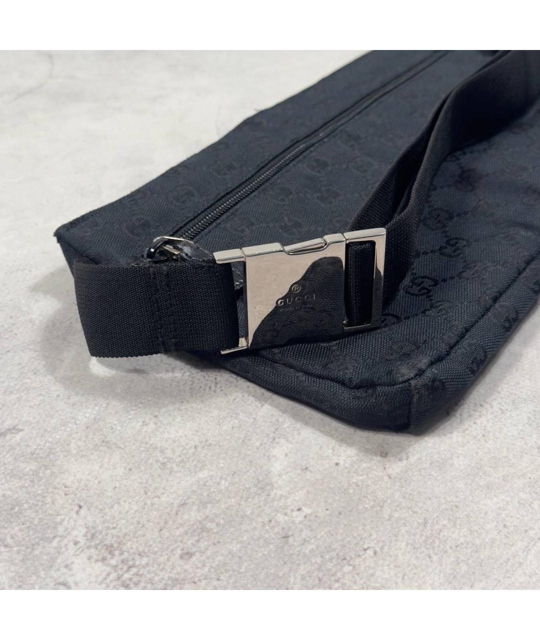 GUCCI Черная поясная сумка, фото 3