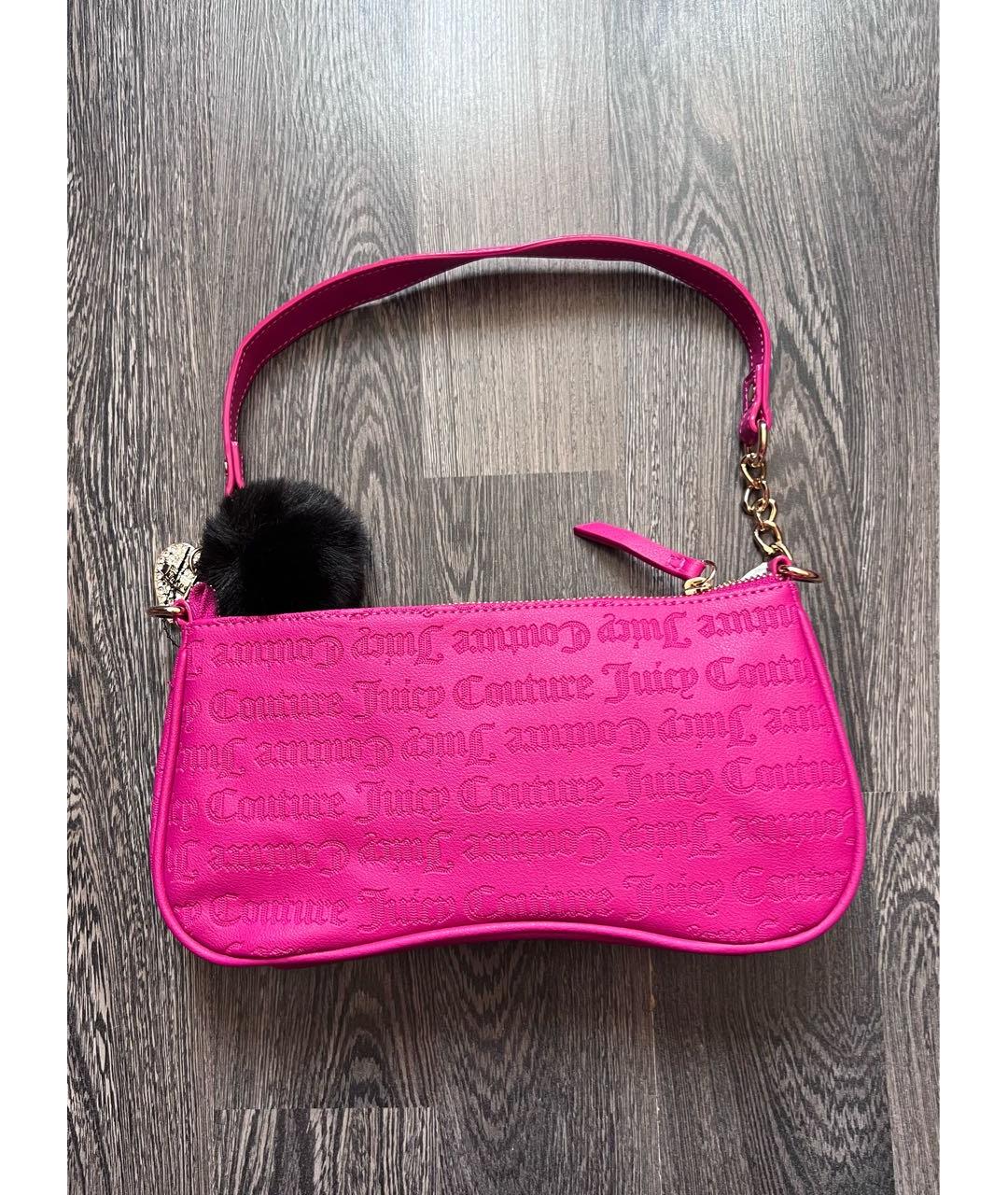 JUICY COUTURE Фуксия сумка с короткими ручками из искусственной кожи, фото 7