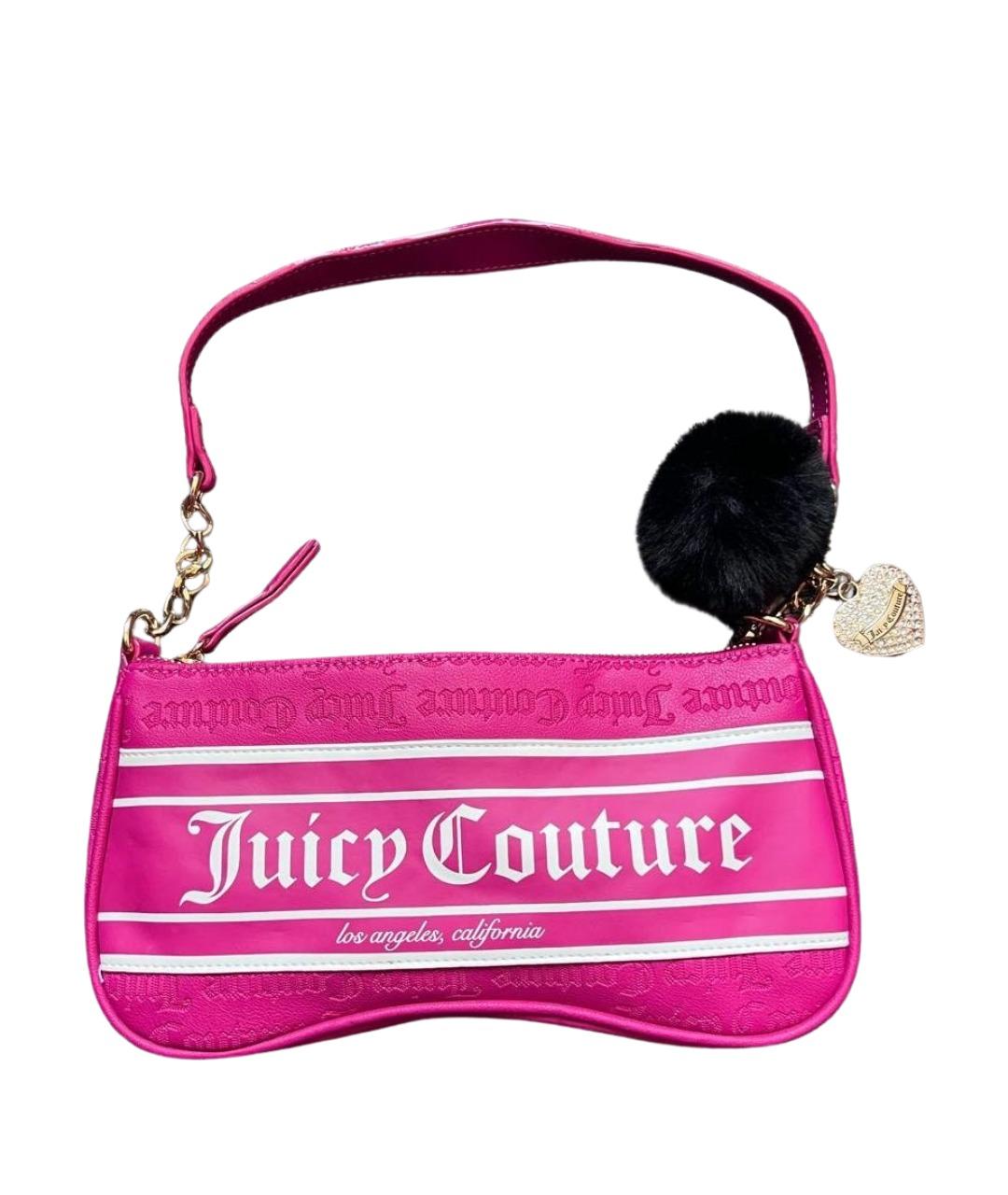 JUICY COUTURE Фуксия сумка с короткими ручками из искусственной кожи, фото 1