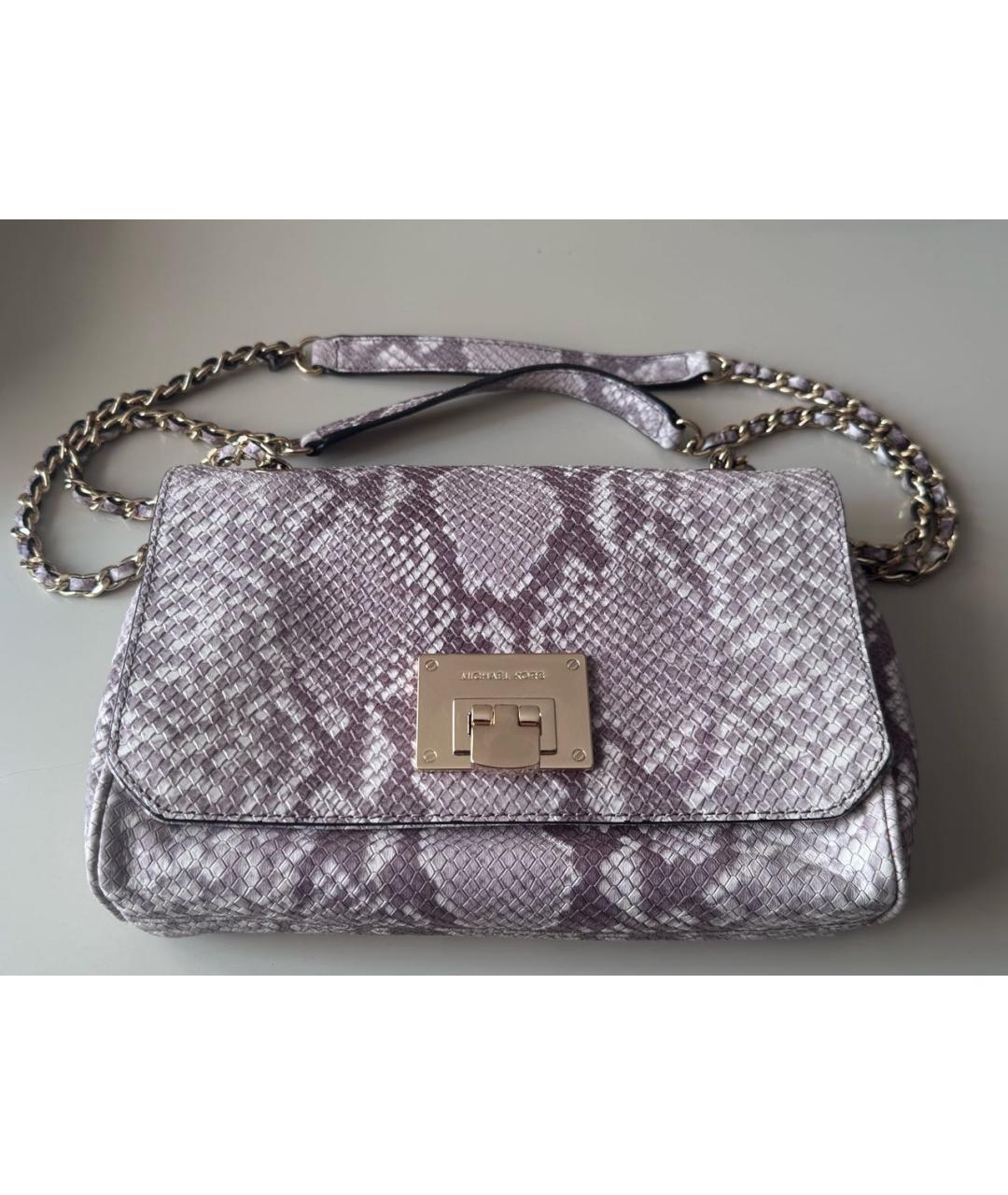 MICHAEL KORS Фиолетовая сумка через плечо, фото 9