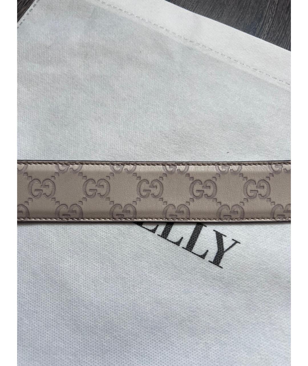 GUCCI Белый ремень, фото 4