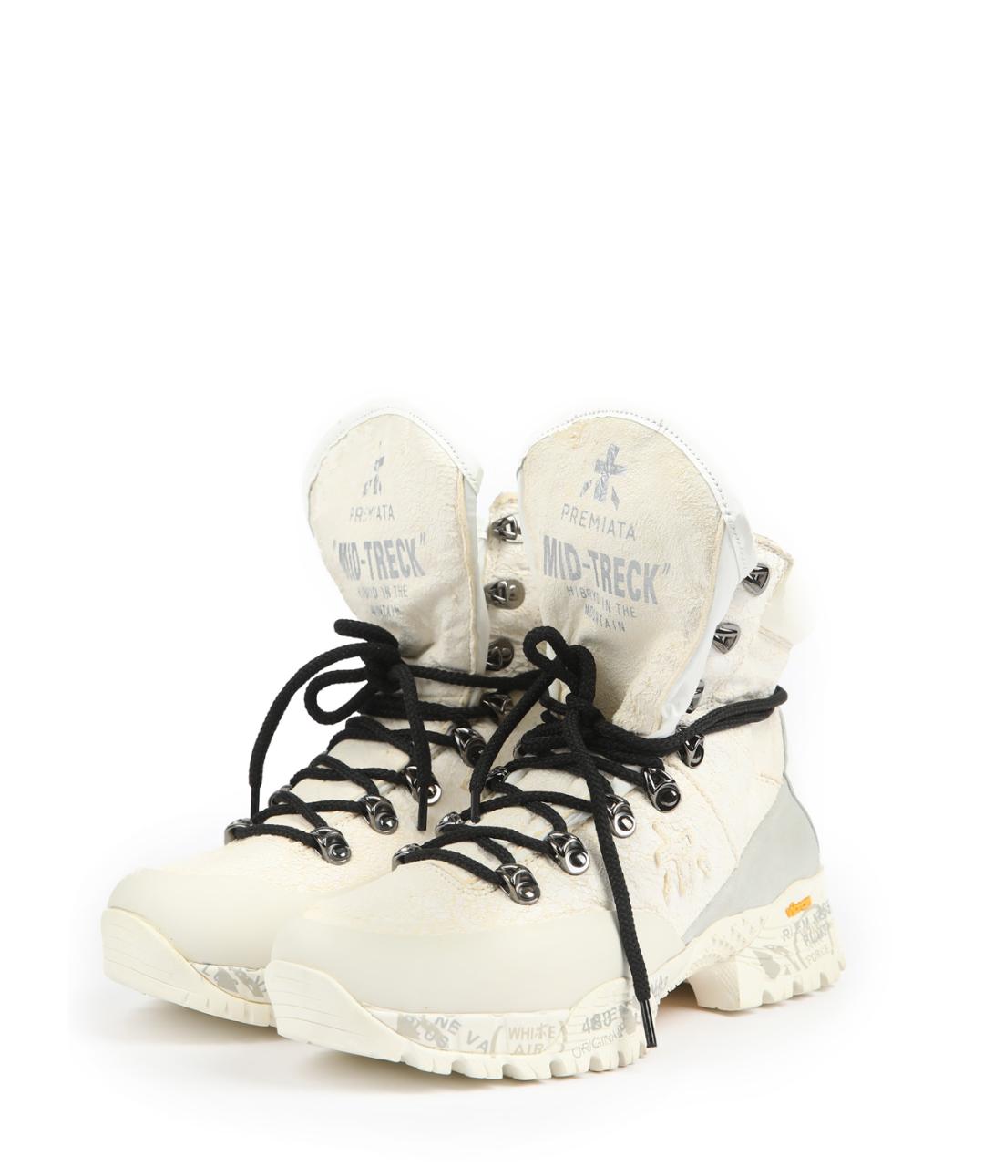 PREMIATA Белые замшевые ботинки, фото 2