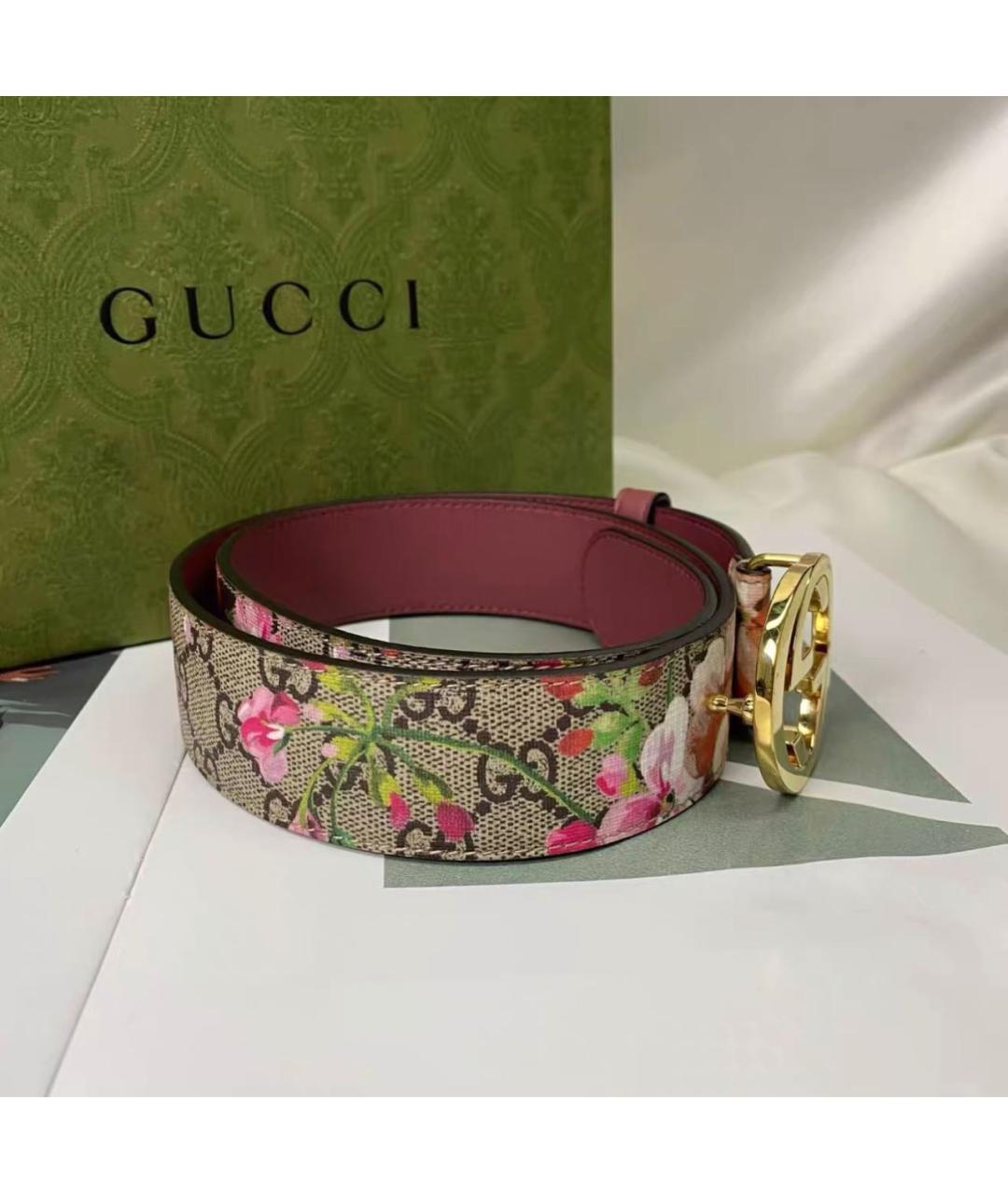 GUCCI Белый ремень, фото 2