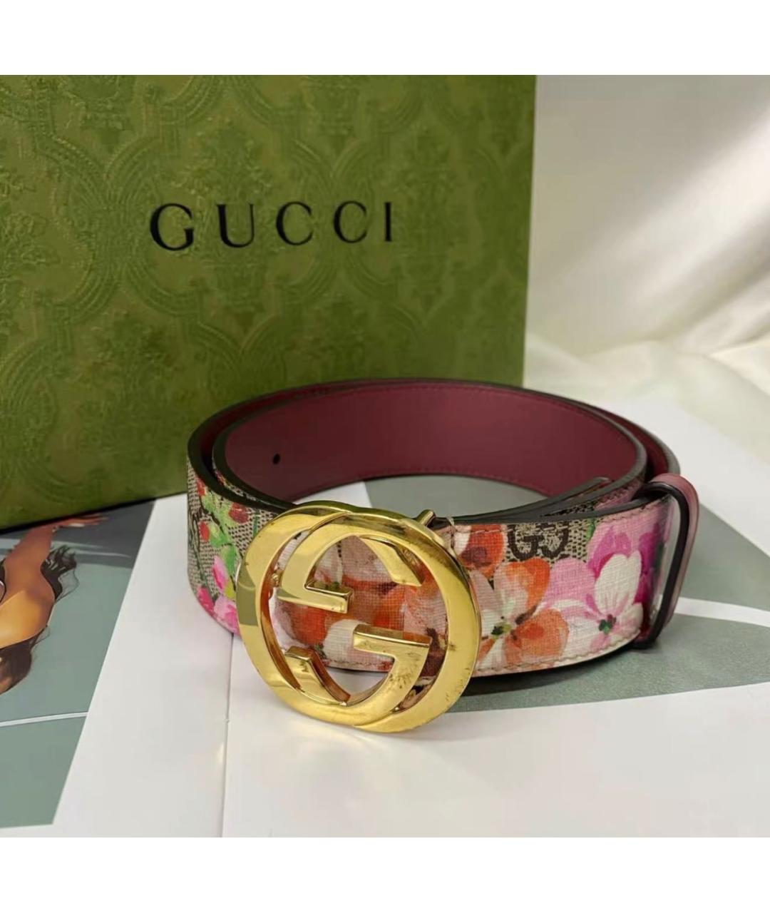 GUCCI Белый ремень, фото 7