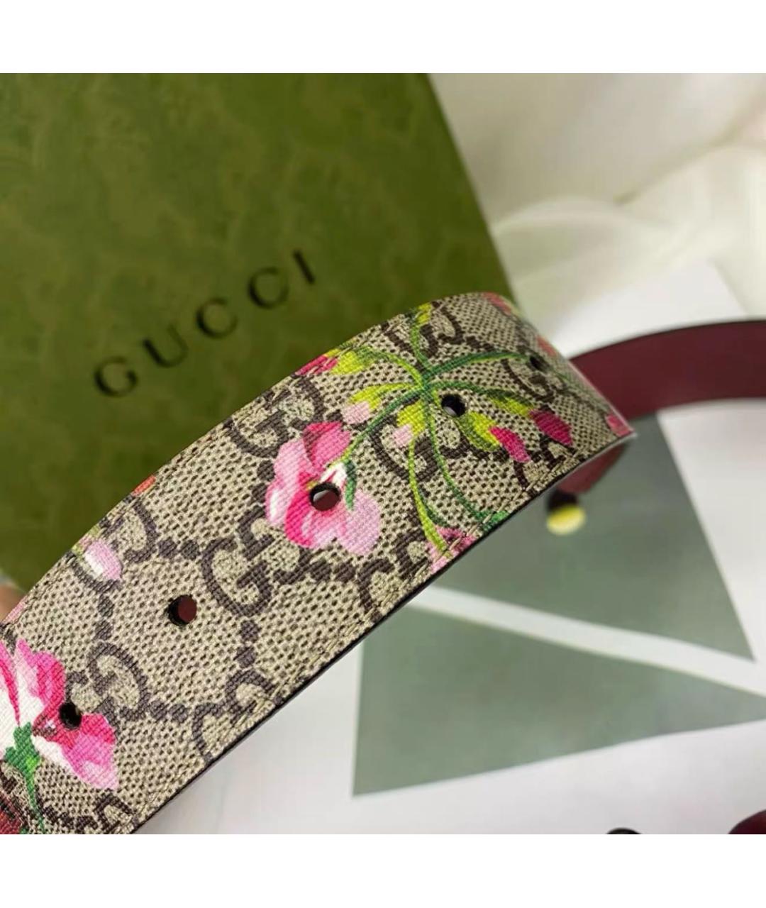 GUCCI Белый ремень, фото 4