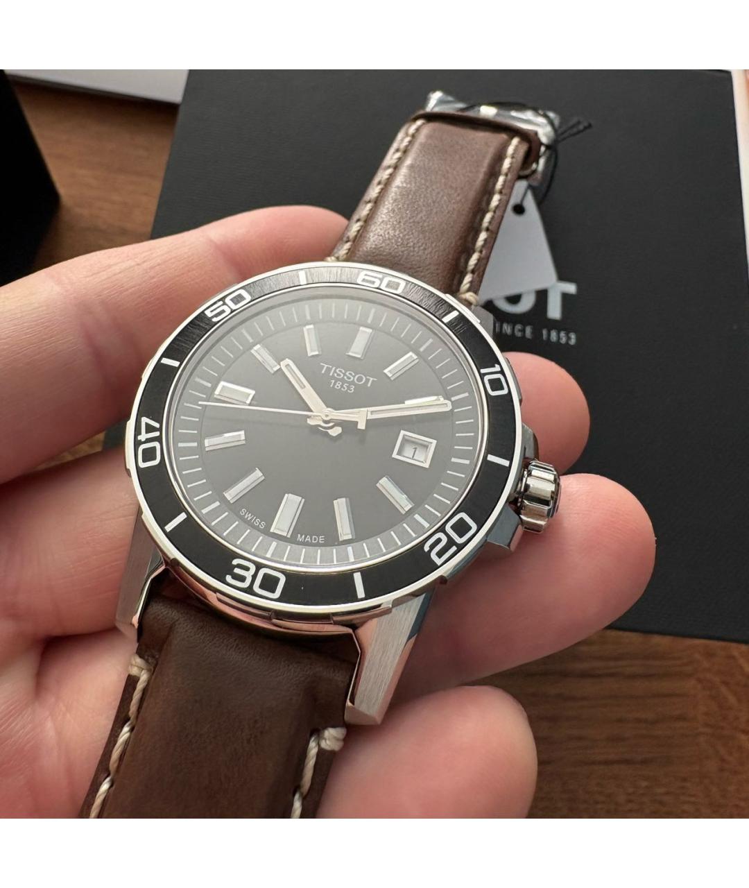 TISSOT Серые часы, фото 8