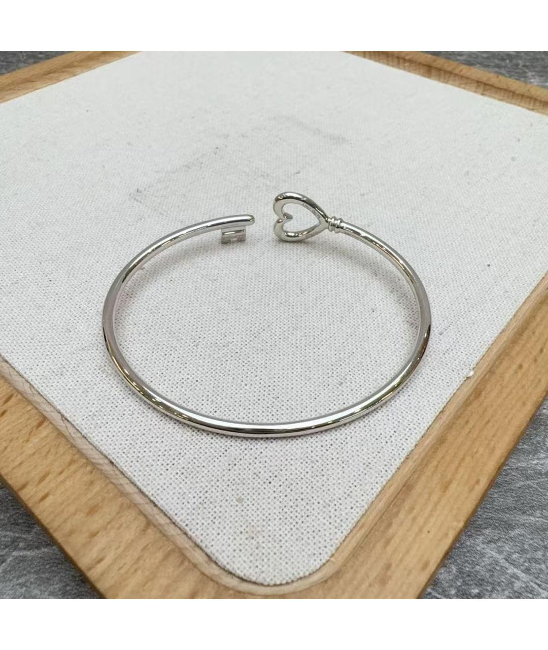 TIFFANY&CO Серебрянный браслет из белого золота, фото 4