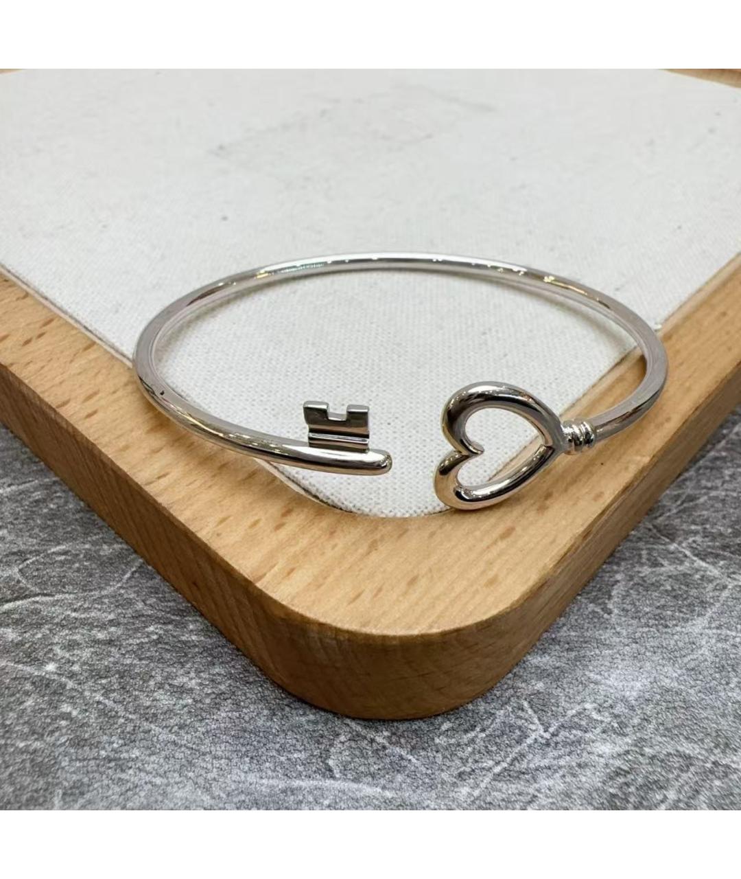 TIFFANY&CO Серебрянный браслет из белого золота, фото 6