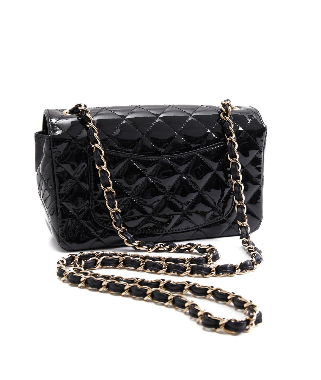 CHANEL Черная кожаная сумка через плечо, фото 4