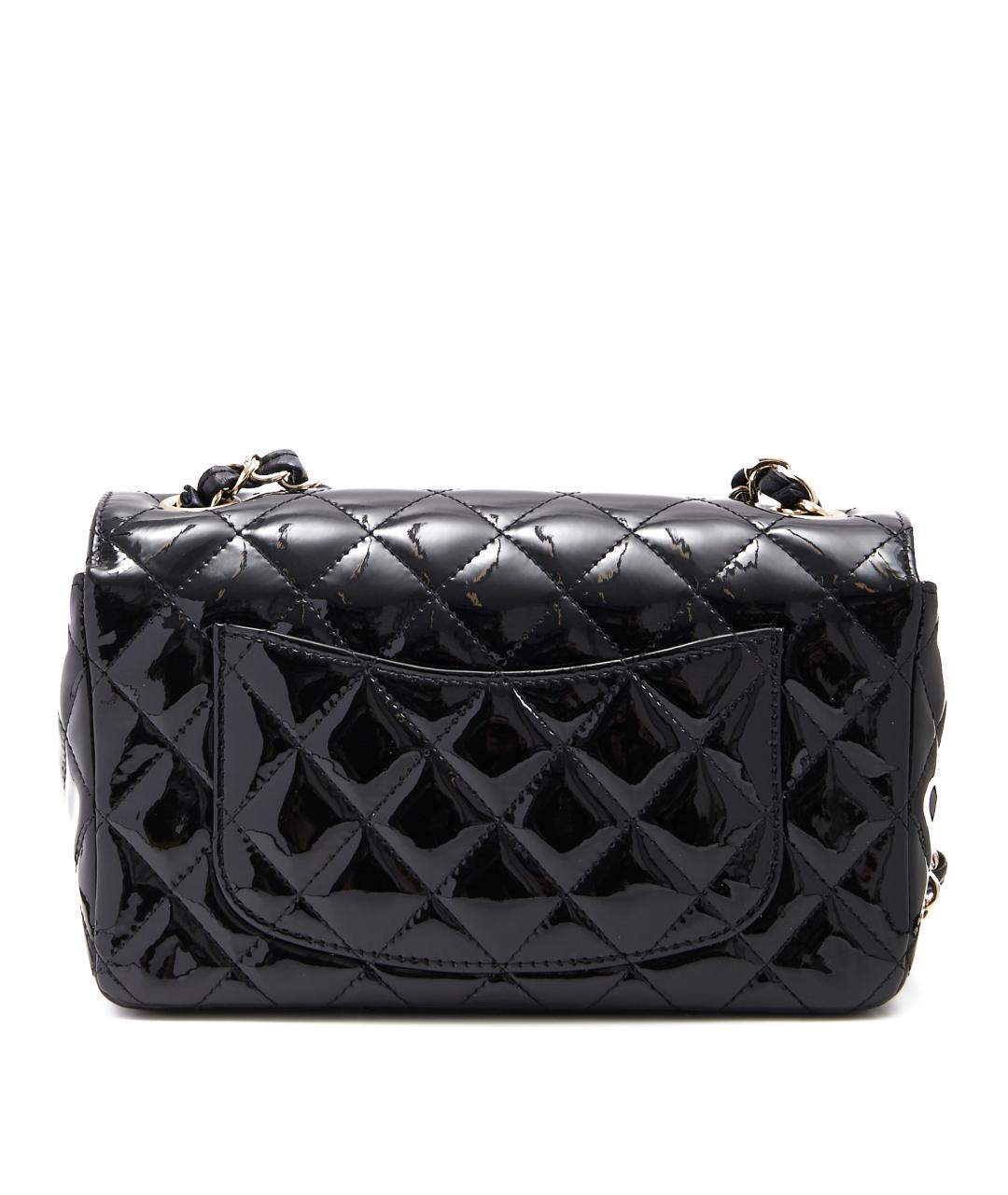 CHANEL Черная кожаная сумка через плечо, фото 3