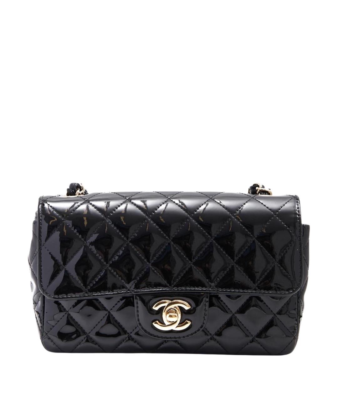 CHANEL Черная кожаная сумка через плечо, фото 1