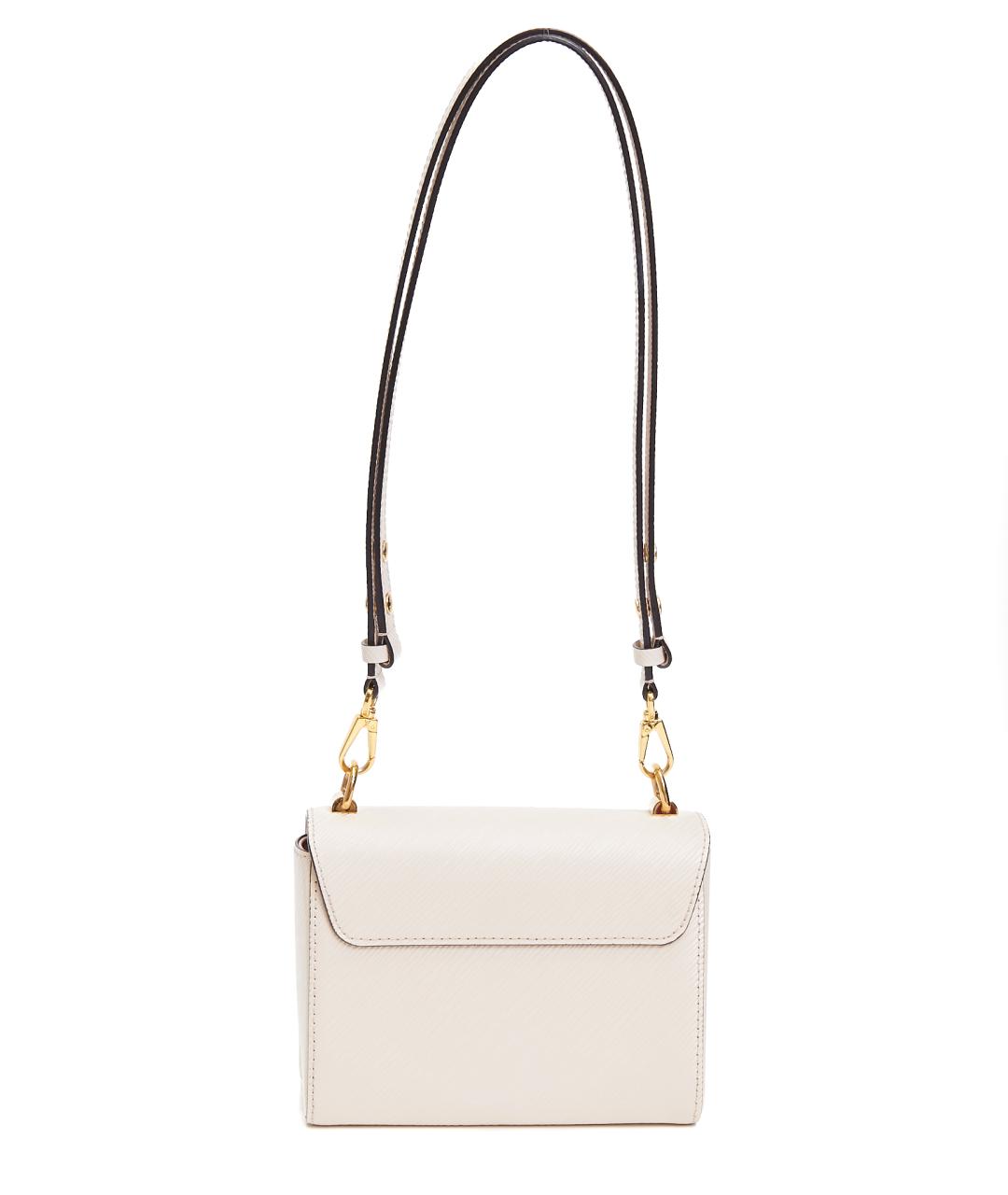 LOUIS VUITTON Бежевая кожаная сумка через плечо, фото 2