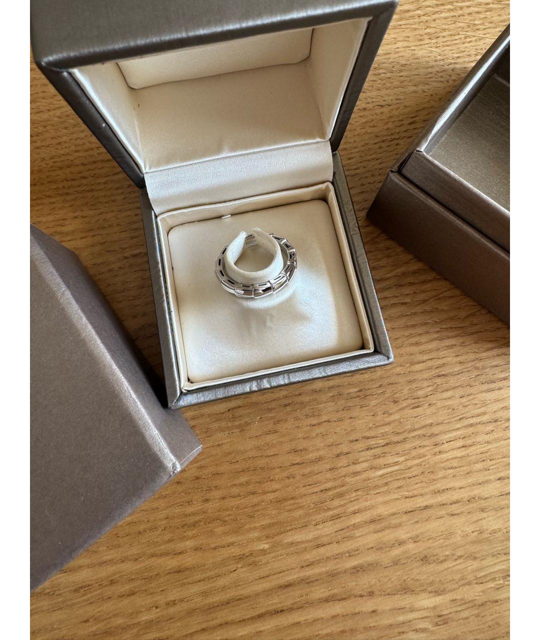 BVLGARI Серебряное кольцо из белого золота, фото 2