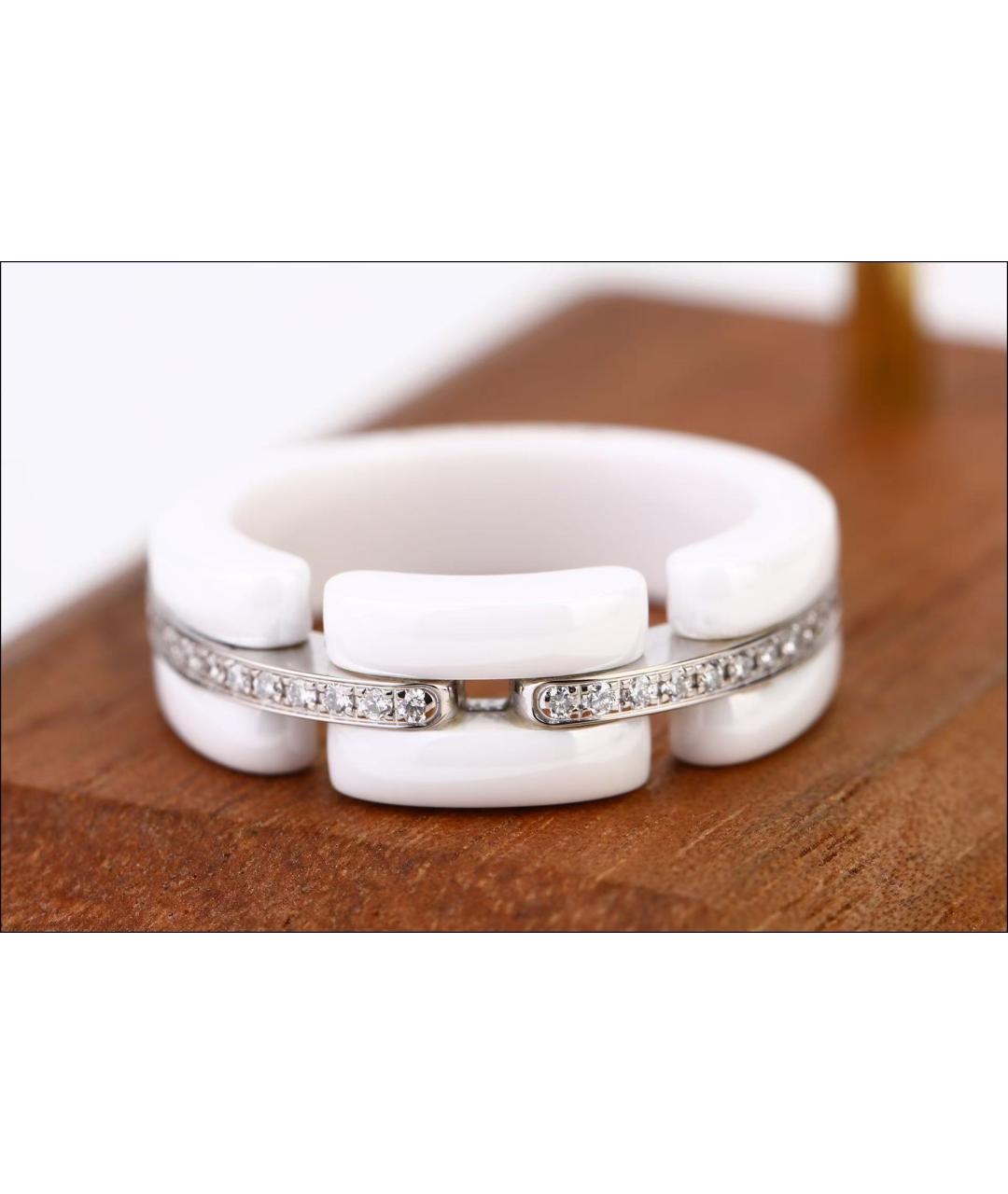 CHANEL Серебряное кольцо из белого золота, фото 4