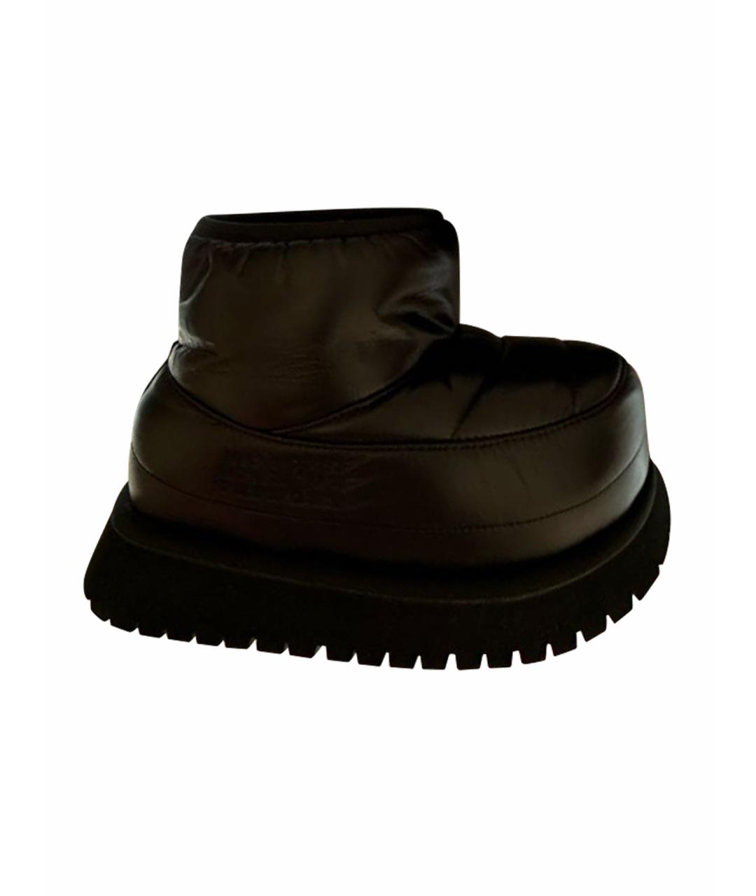 MM6 MAISON MARGIELA Черные ботинки, фото 1