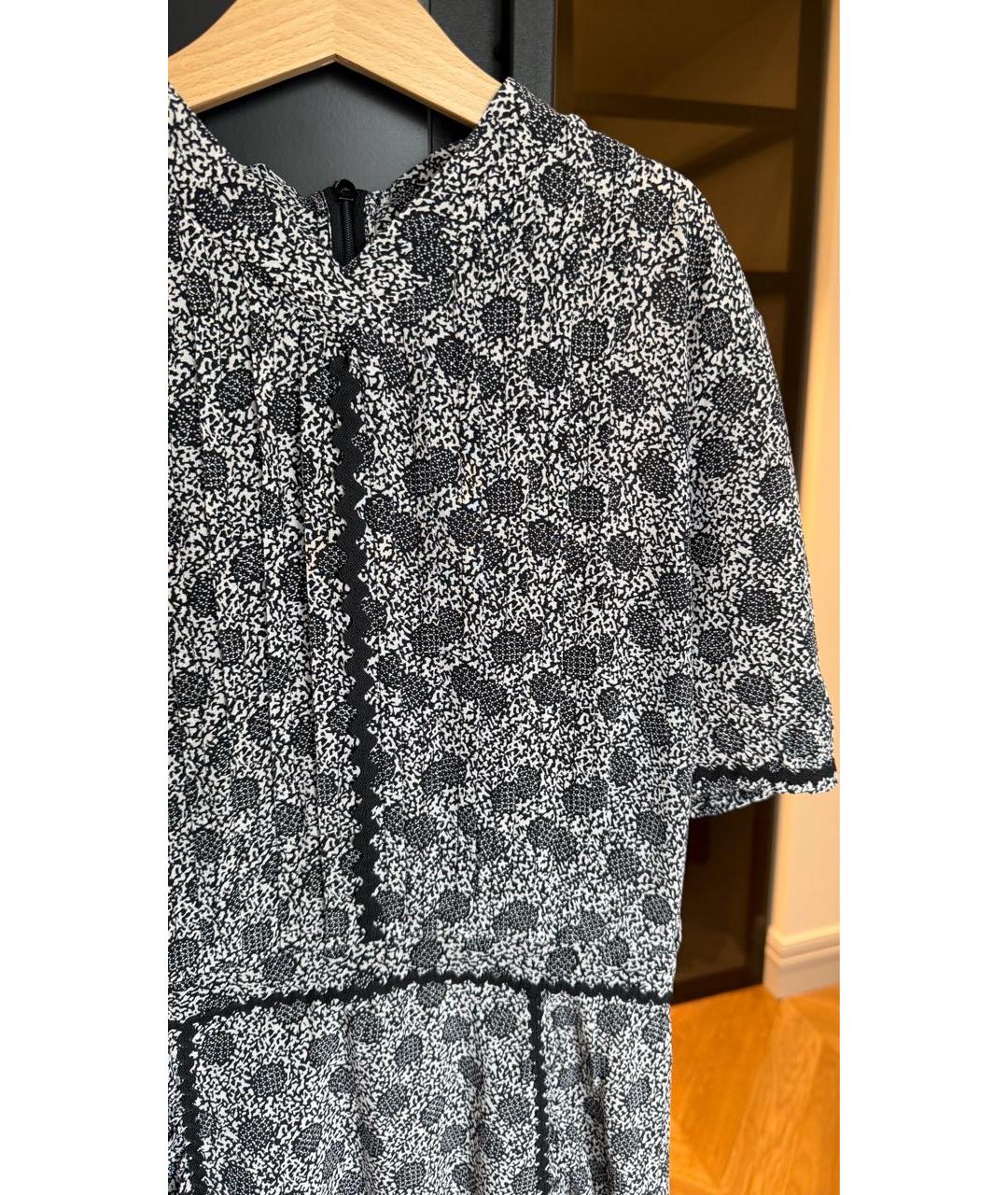 BOTTEGA VENETA Темно-синее атласное повседневное платье, фото 2