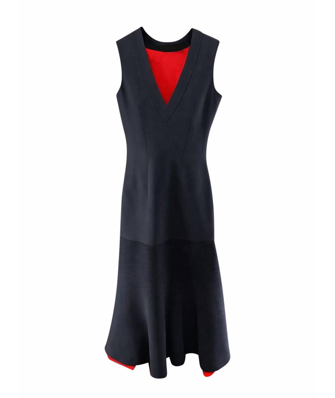 ALEXANDER MCQUEEN Черное вискозное вечернее платье, фото 1