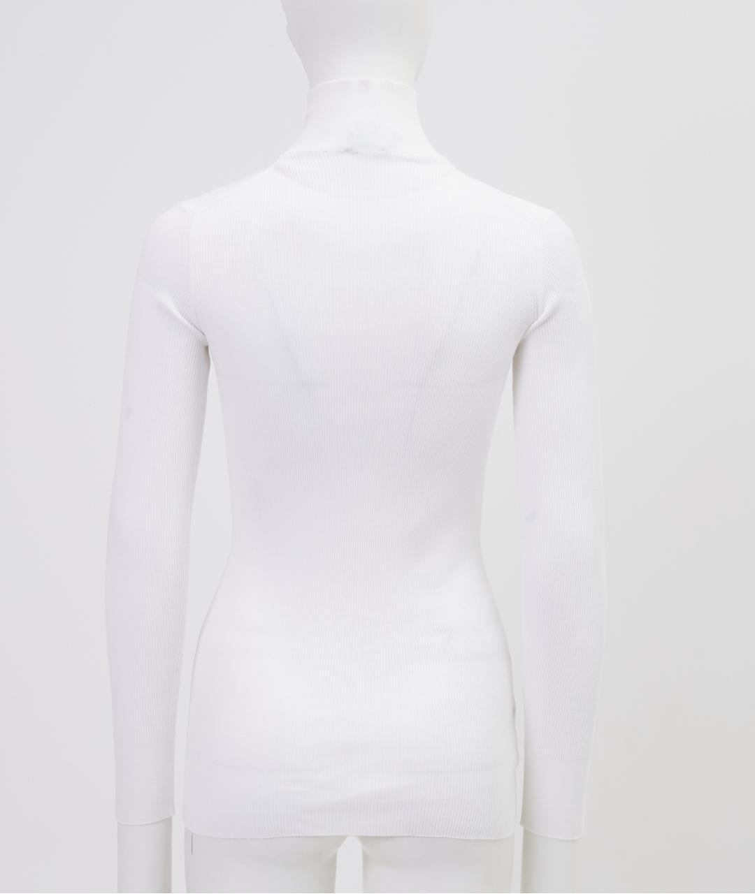 PRADA Белая хлопковая водолазка, фото 2