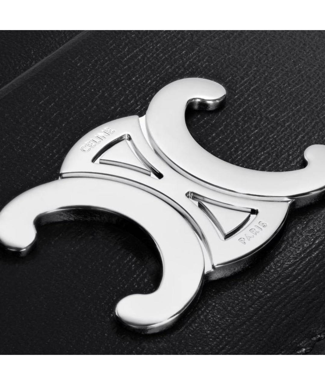 CELINE Черный кожаный кардхолдер, фото 3