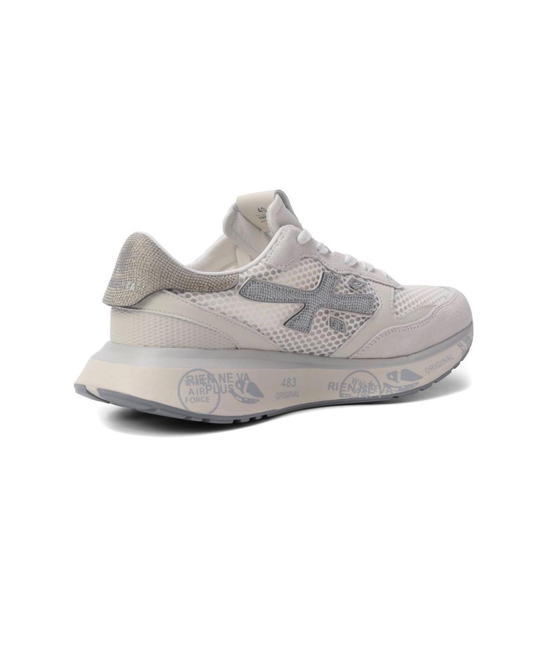 PREMIATA Белые текстильные кроссовки, фото 2