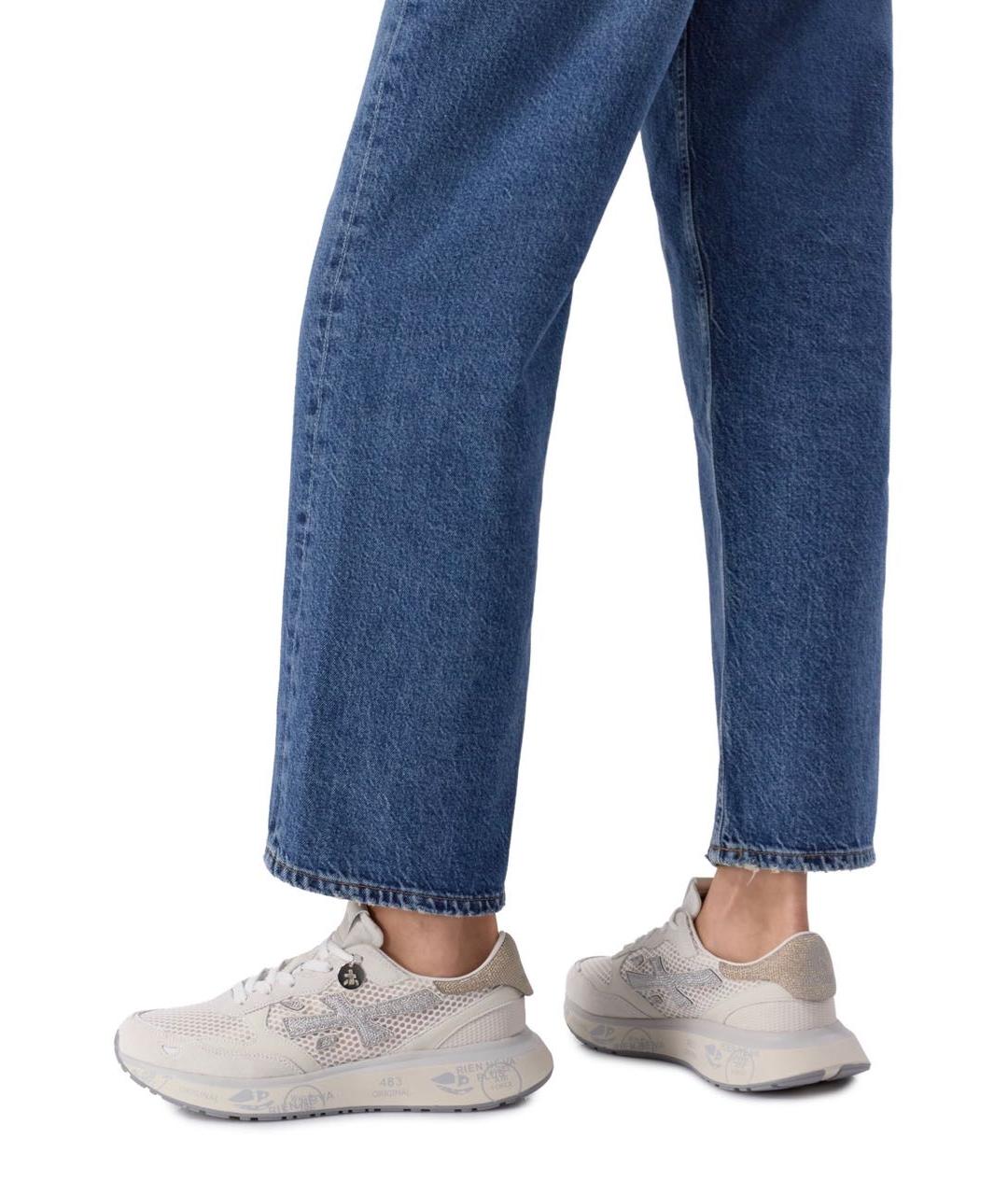 PREMIATA Белые текстильные кроссовки, фото 5