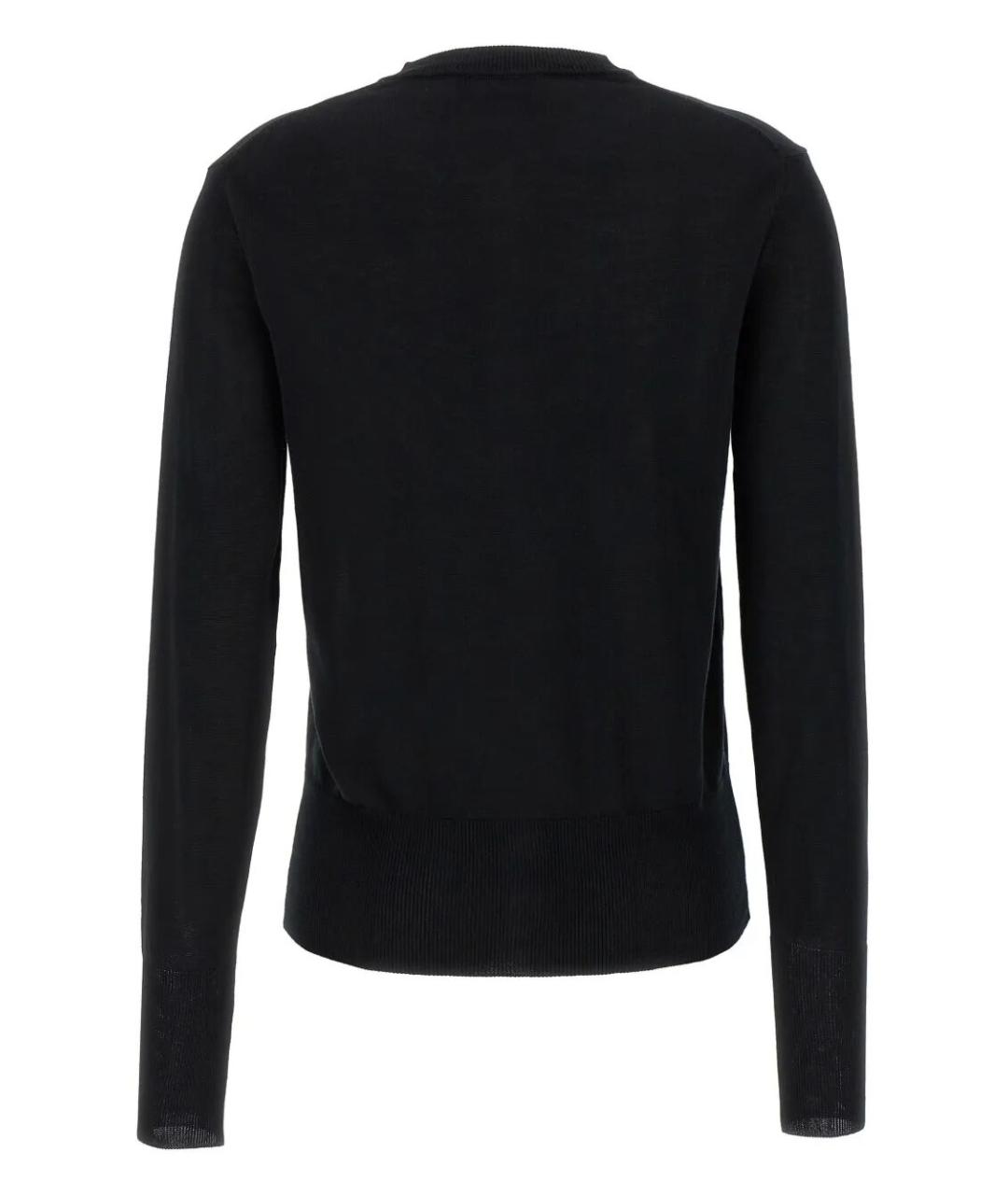 VIVIENNE WESTWOOD Черный хлопковый кардиган, фото 2